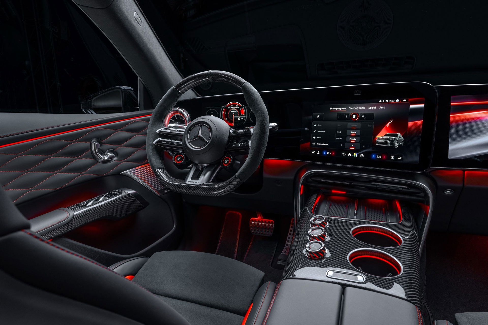 Mercedes amg ha tardado 59 anos en fabricar su primer suv desde cero y ha creado una autentica bestia 1169 cv y carga a 710 kw 21