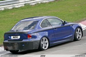 BMW Serie 1 coupé, vista clara en el anillo