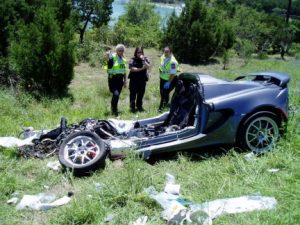 Un Lotus Elise desintegrado
