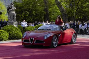 Alfa Romeo 8C Spider, a producción