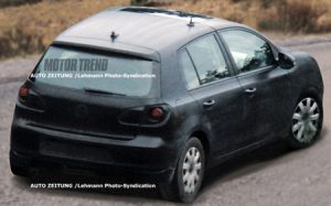 Volkswagen Golf VI, foto espía