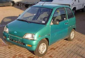 El truñing aplicado sobre un microcoche