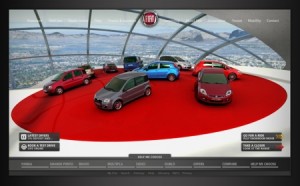 Nueva web de Fiat para el Reino Unido