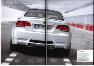 Folleto del BMW M3, revelado