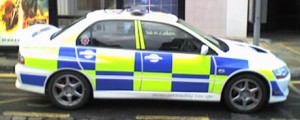 Dos Mitsubishi EVO VIII para la policía británica
