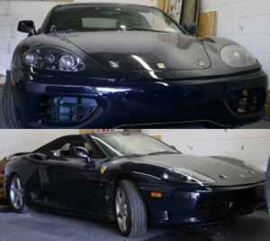 Réplica de un Ferrari 360 Modena Spider realizada sobre un Hyundai Coupé