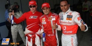 Massa en la pole por los pelos, Alonso 4º tras una mala elección de neumáticos.
