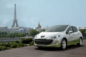 Peugeot 308 Hybrid HDi, para Frankfurt