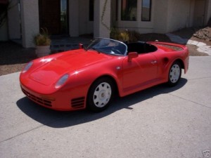 Réplica de un Porsche 959 sobre un Volkswagen