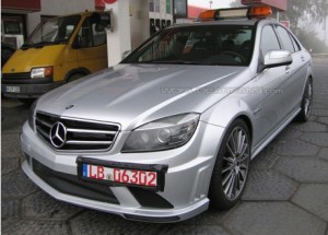 Mercedes C 63 AMG Pace Car de la DTM, cazado