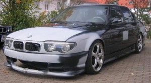 Réplica de un BMW Serie 7 E55 sobre un Serie 7 E32