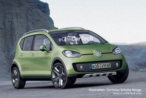 Recreaciones de las próximas versiones del Volkswagen Up!