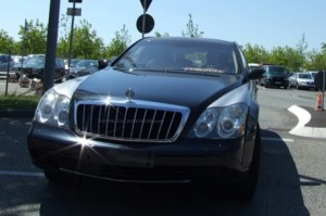 Fotos espías del renovado Maybach 62