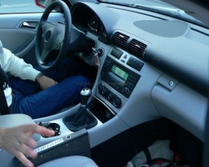Foto espía del interior del nuevo Mercedes C SportCoupé