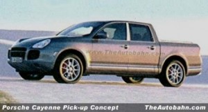 Porsche Cayenne Pickup, y quién sabe si será real