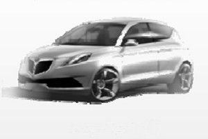 Boceto del Lancia Y 2009