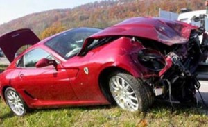 Ferrari 599 GTB de Sergio Marchionne, triste final