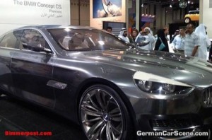 BMW Concept CS desde el salón de Dubai