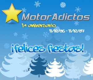 MotorAdictos: ¡Cumplimos un año! ¡Felices fiestas!