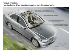 Seguridad para alarmar del cansacio, en todos los Mercedes a partir del 2008