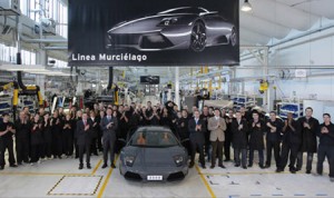 El Lamborghini Murcielago número 3000 sale de fábrica