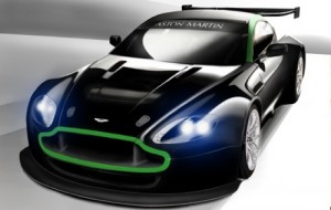 Primer boceto del Aston Martin Vantage GT2
