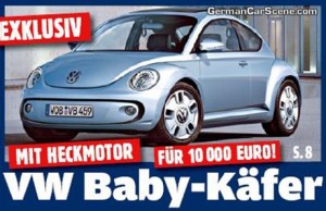 El urbano de Volskwagen podría ser un mini-Beetle