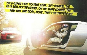 Nissan GT-R vs Audi R8, desde Top Gear