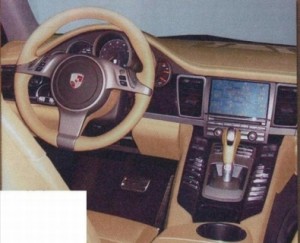 Foto del interor del Porsche Panamera