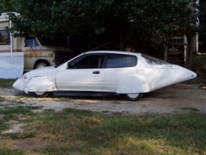 Mejorando la aerodinámica a base de «destrozar» un Honda Civic de 5º generación