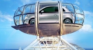 El Fiat 500 será presentado en Londres desde la noria más grande de la capital