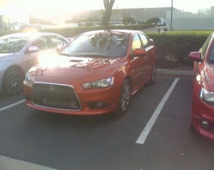 Primera foto real del Mitsubishi Lancer Raillart