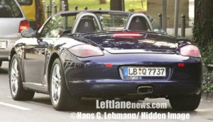 Un vistazo a la trasera del renovado Porsche Boxster