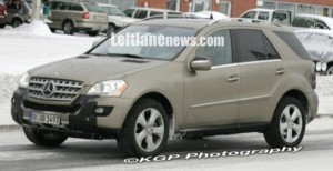 Mercedes ML320 híbrido, cazado