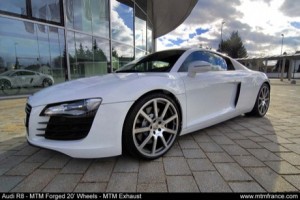 Fotos en directo del Audi R8 MTM en blanco impoluto