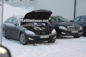 En la nieve: Mercedes S400 híbrido