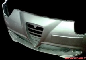 El frontal del Alfa Junior, al descubierto