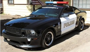 Un Ford Mustang de policía muy especial