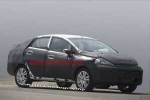 Ford Fiesta Sedán, fotos espía