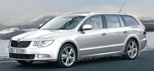 Recreación del Skoda Superb Estate