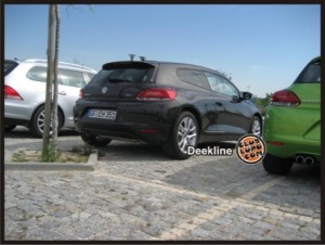 El Volkswagen Scirocco, también cazado