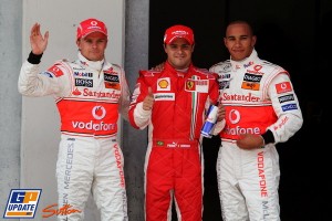 Massa consigue otra pole en Turquía, escoltado por los dos McLaren