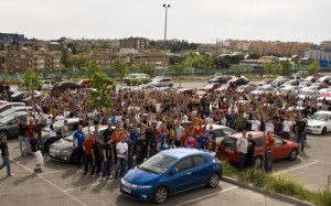 Fotos quedada Honda Madrid Guiness 2008