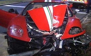 Ferrari 360 Challenge Stradale destrozado… por su hijo