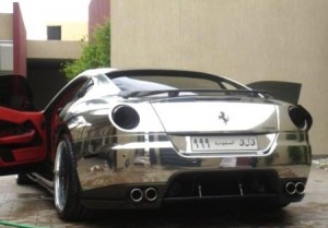 Ferrari 599 GTB cromado