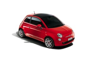 Serie especial del Fiat 500: coche de cortesía de Ferrari