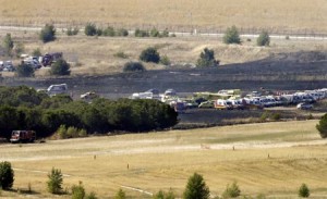Fernando Alonso se solidariza con los afectados por el accidente de Barajas