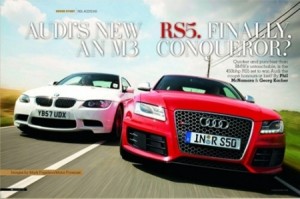 ¿Primera fotografía oficial del Audi RS5?