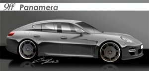 Sketches del 9ff Porsche Panamera