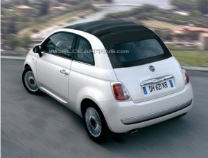 Recreación del Fiat 500 Cabrio